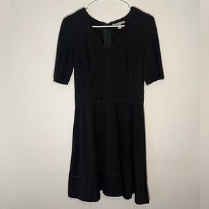 Banana Republic Black Short Sleeve Dress